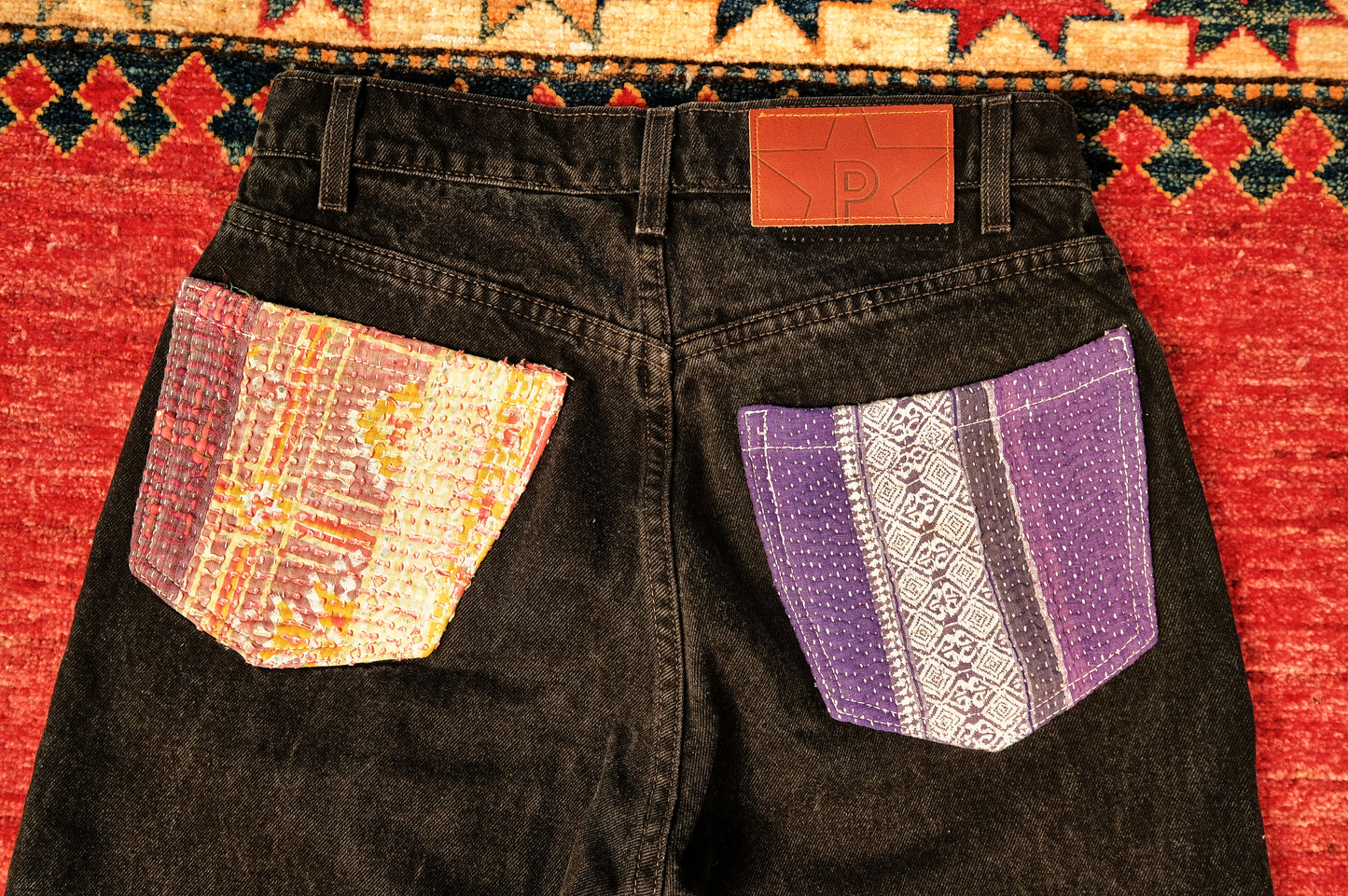 Reworked Levi's 505-Charcoal