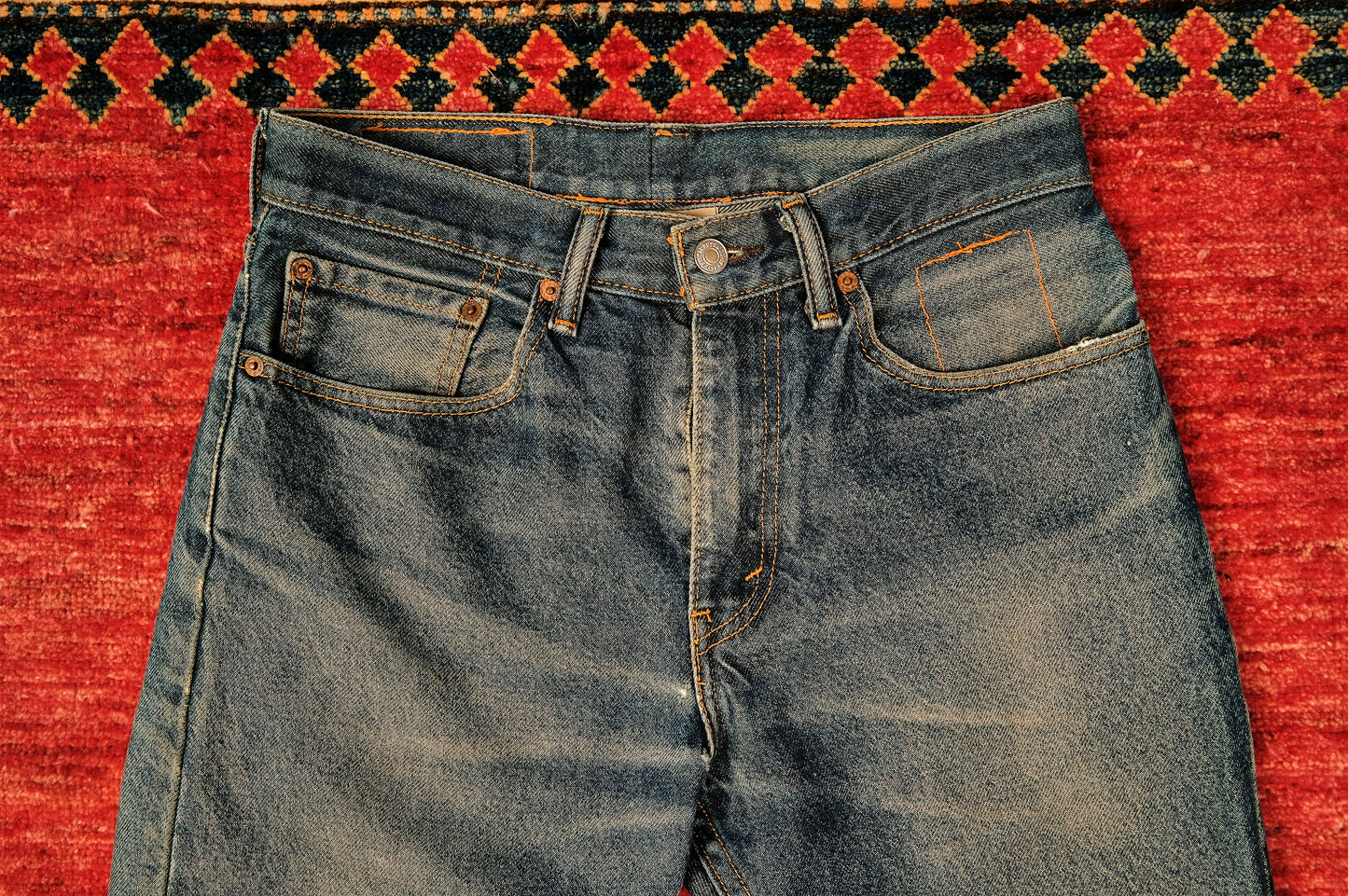 Reworked Levi's 505-Indigo