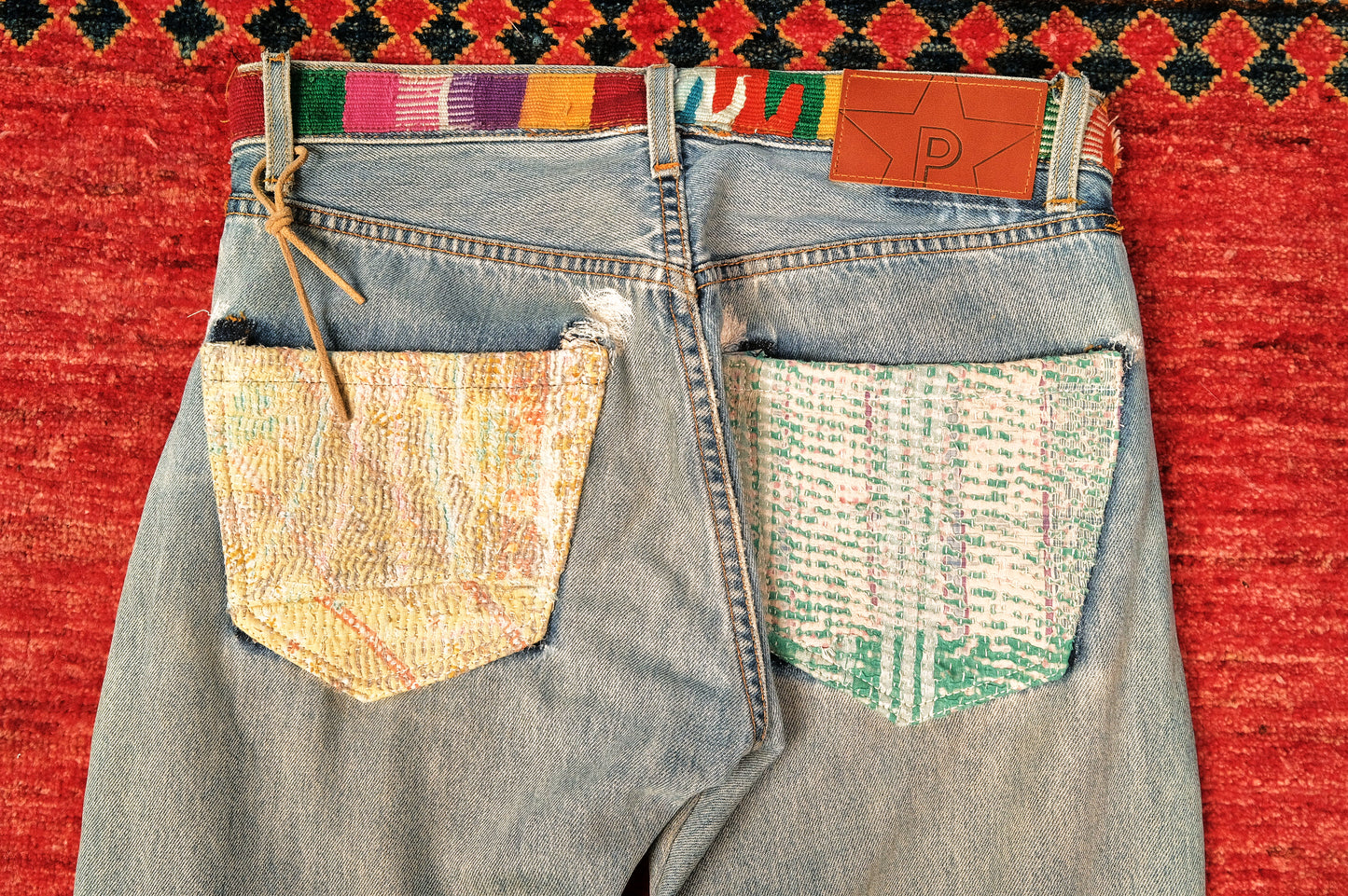 Reworked Levi's 501-Light Blue