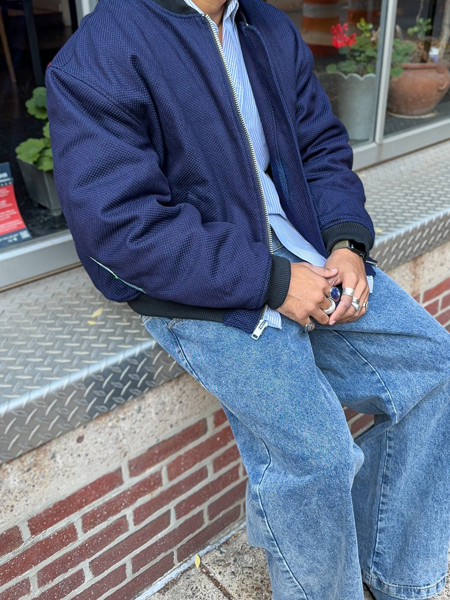 Sashiko Bomber Jacket