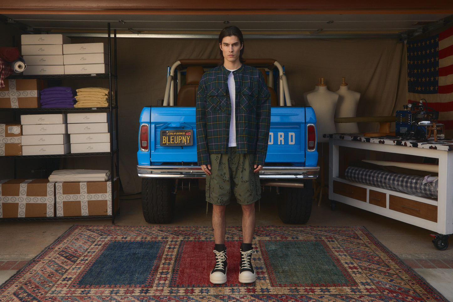 Pre-Order Pleated Desert Camo Cargo Shorts