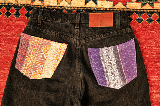 Reworked Levi's 505-Charcoal