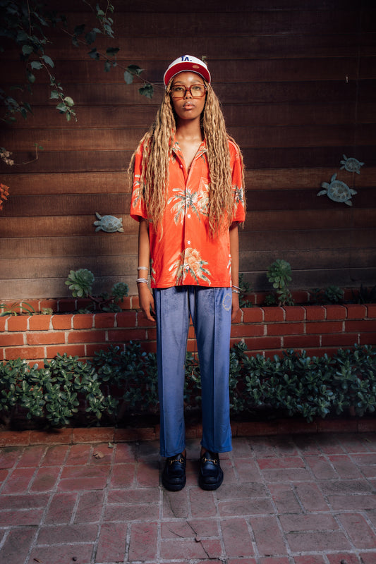 Aloha Shirt-Burning Palm