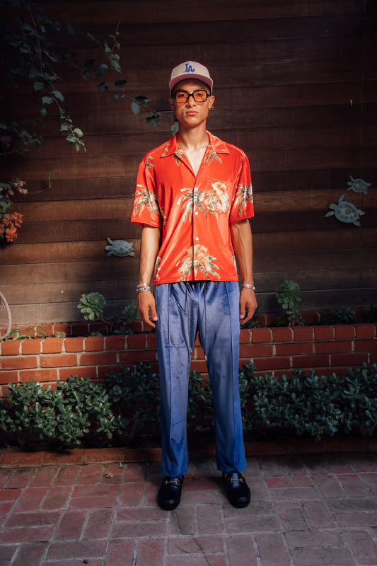 Aloha Shirt-Burning Palm